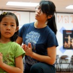 Two young girls practice dance (c)Cirina Catania