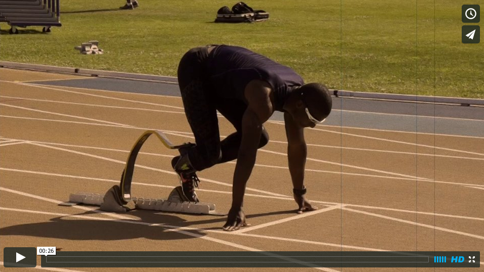 Kionte Storey, a retired Marine who was wounded in Afghanistan, trains every day in the hopes of winning a place on the Paralympic team.